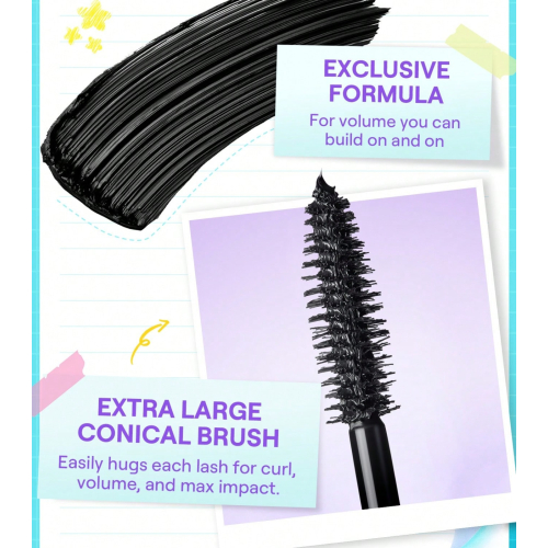 SHEGLAM - Máscara Lashlighter Mega Boost - Black