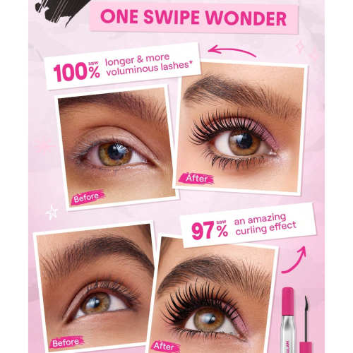 SHEGLAM - Máscara Lashlighter Up & Out - Black