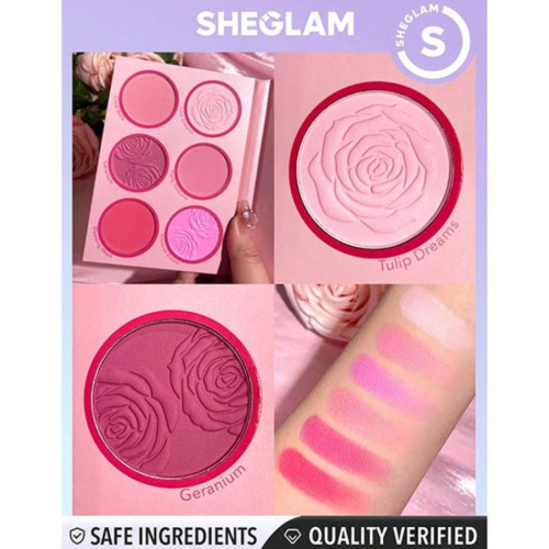 SHEGLAM - Paleta de Blush em Pó Floral Flush - Blushing Bouquet