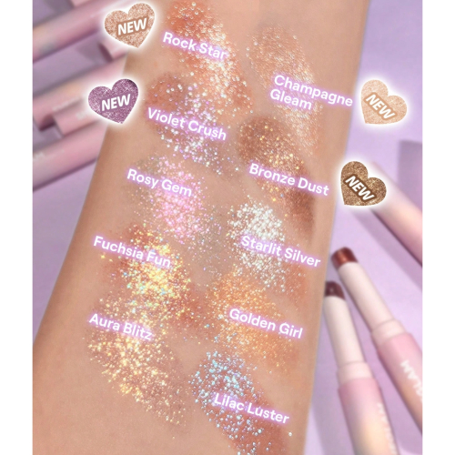 SHEGLAM - Sombra para olhos Crystal Jelly Glaze Stick - Golden Girl