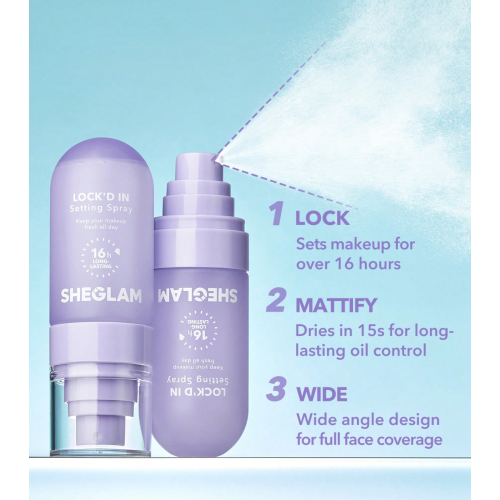 SHEGLAM - Spray Fixador de Maquiagem Lock'd