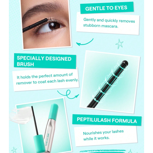SHEGLAM - Tratamento Removedor de Maquiagem para Cílios Lashlighter EZ Remove