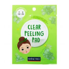 Shínetree - Esfoliantes rosto almofadas Clear Peeling Pad - Greengrape