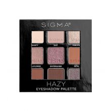 Sigma Beauty - Paleta de sombras Hazy