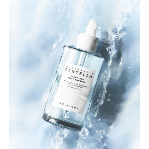 SKIN1004 - *Hyalu-Cica* - Ampola facial com ácido hialurônico Centella Asiatica de Madagascar - Pele sensível e seca