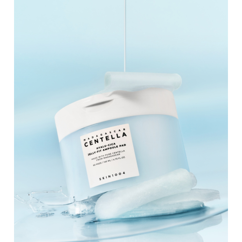 SKIN1004 - *Hyalu-Cica* - Discos de ampola facial com centella de Madagascar Jelly-Fit