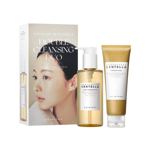 SKIN1004 - Conjunto Double Cleansing Duo - Óleo de limpeza + Ampoule Foam