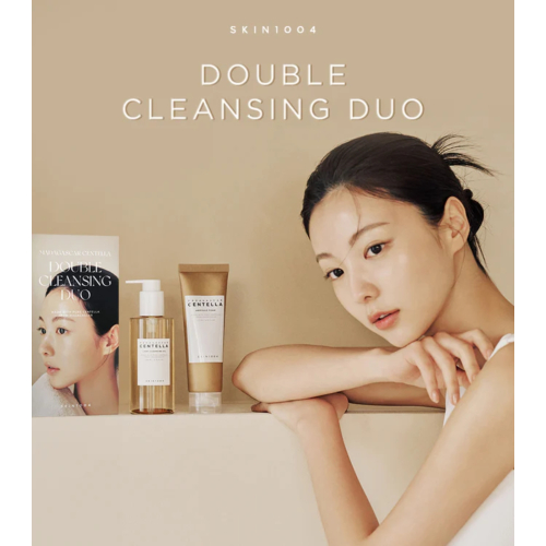SKIN1004 - Conjunto Double Cleansing Duo - Óleo de limpeza + Ampoule Foam