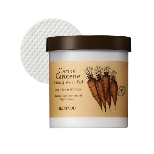 Skinfood - Almofadas calmantes Carrot Caroten 60 unidades