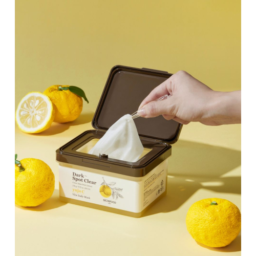 Skinfood - Máscara Facial Diária Yuja C Vita - 30 unidades