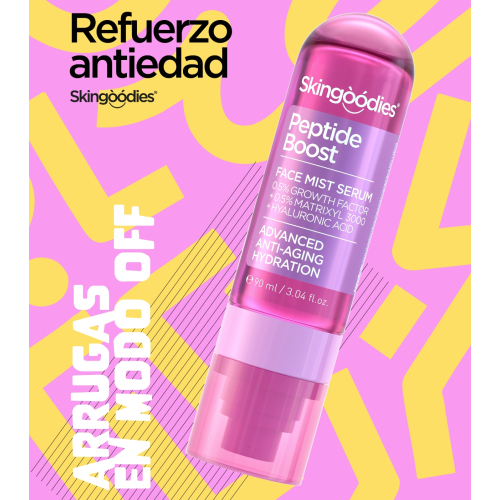 Skingoodies - Sérum facial antienvelhecimento em spray - Peptide Boost