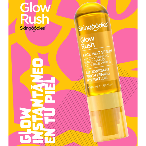 Skingoodies - Sérum Facial Iluminador em Spray - Glow Rush