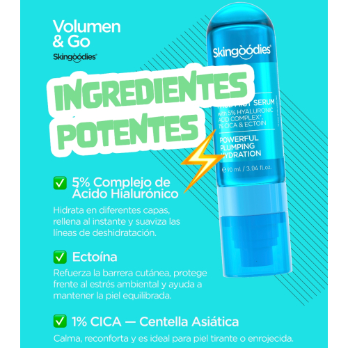 Skingoodies - Sérum Facial Hidratante em Spray - Plum & Go