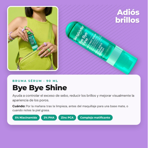 Skingoodies - Set Completo de 5 Sérums Faciais em Bruma 90 ml Cada Um Proteção Hidratação Luminosidade Controle de Brilhos e Firmeza Vegano e Cruelty Free