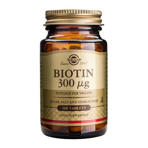 SOLGAR - Suplemento alimentar - Biotina 300 mcg