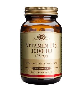 SOLGAR - Suplemento alimentar - Vitamin D3 1000 IU