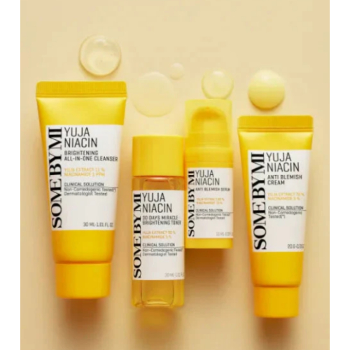 Some by mi - Kit de Rotina Facial Yuja Niacinamide - Tamaño viaje