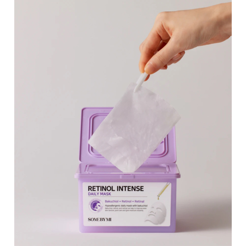 Some by mi - Máscara facial diária com Bakuchiol + Retinal + Retinol - 30 unidades