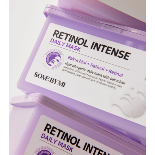 Some by mi - Máscara facial diária com Bakuchiol + Retinal + Retinol - 30 unidades