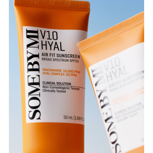 Some by mi - Protetor solar facial V10 Hyal Air Fit SPF50+