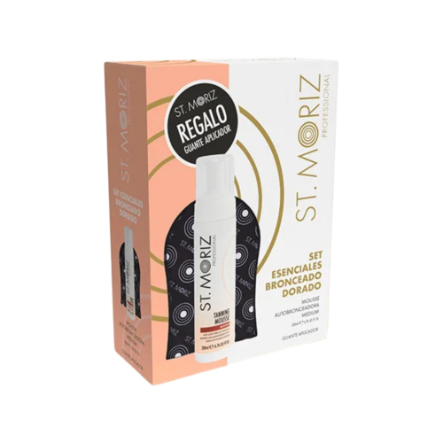 St. Moriz - Conjunto de itens essenciais para bronzeado dourado