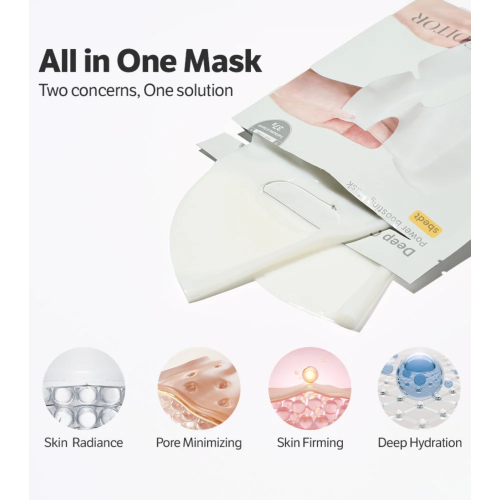 Sungboon Editor - Pack de 4 máscaras faciais - Deep Collagen