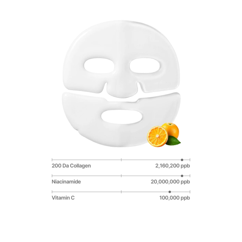 Sungboon Editor - Pack de 4 máscaras faciais - Deep Collagen Niacin Vita C