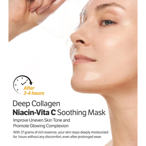 Sungboon Editor - Pack de 4 máscaras faciais - Deep Collagen Niacin Vita C