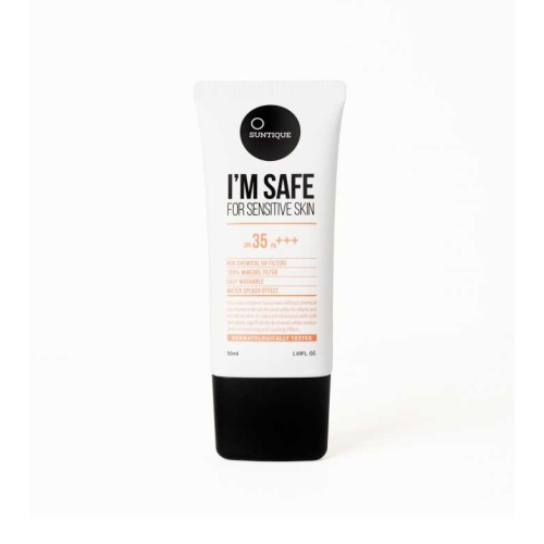 Suntique - Protetor solar suave I’m Safe for Sensitive Skin - FPS35 +