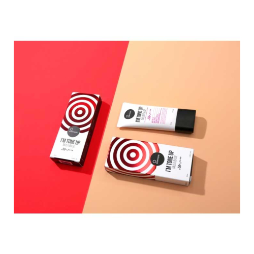 Suntique - Protetor solar e primer de maquiagem I'm Tone Up Multi Base - SPF50 +