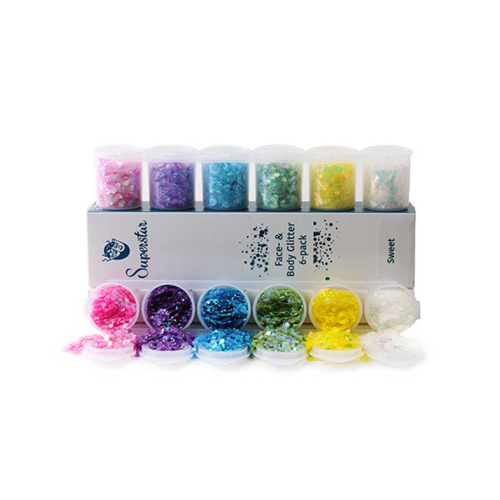 Superstar - Glitter para rosto e corpo Chunky Mix - Sweet