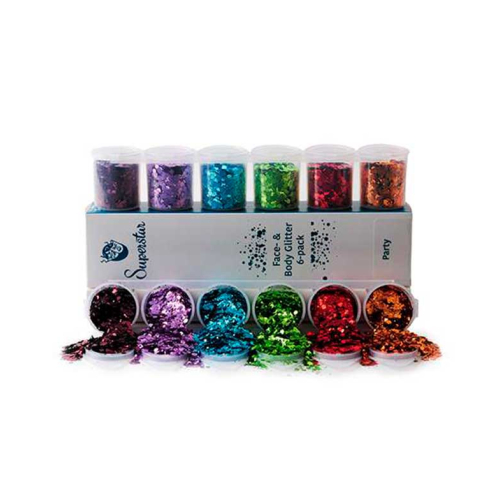 Superstar - Glitter para rosto e corpo Chunky Mix - Party