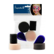 Superstar - Pacote de 4 esponjas para Aquacolor - Mix