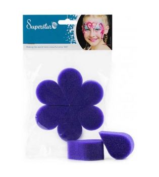 Superstar - Pacote de 6 esponjas para Aquacolor - Eco Butterfly