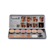 Superstar - Paleta de 12 Aquacolores básicas para rosto e corpo Skin Tone