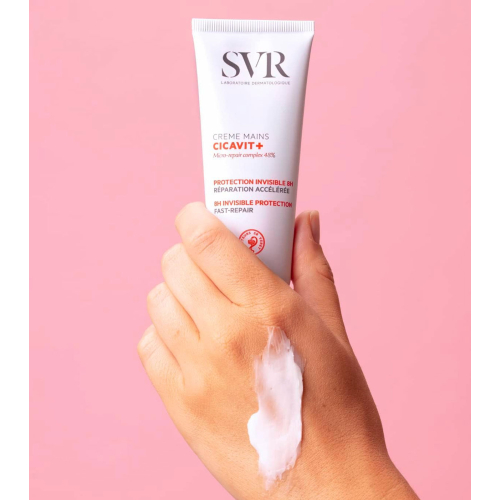SVR - *Cicavit+* - Creme para mãos de reparação acelerada 8H de proteção invisível
