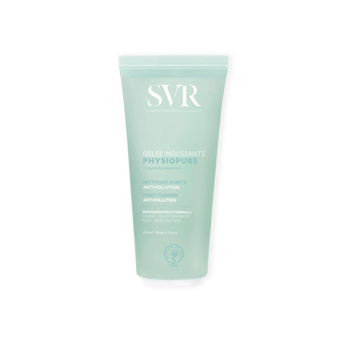 SVR - *Physiopure* - Gel de limpeza facial purificante e antipoluição 200ml