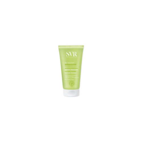 SVR - *Sebiaclear* - Espuma de limpeza purificante e descalcificante para rosto e corpo 55ml - Pele sensível, mista a oleosa