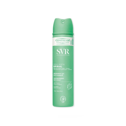 SVR - *Spirial* - Spray desodorante vegetal anti-umidade 24 horas