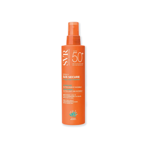 SVR - *Sun Secure* - Protetor solar em spray hidratante, ultraleve e invisível FPS50+