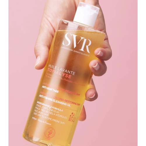 SVR - *Topialyse* - Huile Lavante óleo de limpeza relipidante 400ml - Pele seca e sensível