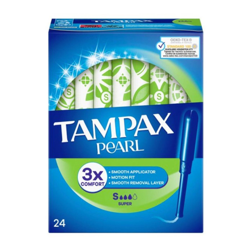 Tampax - tampões Super Pearl - 24 unidades