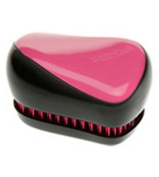 Compact Tangle Teezer - Detangling Brush - Black-Pink
