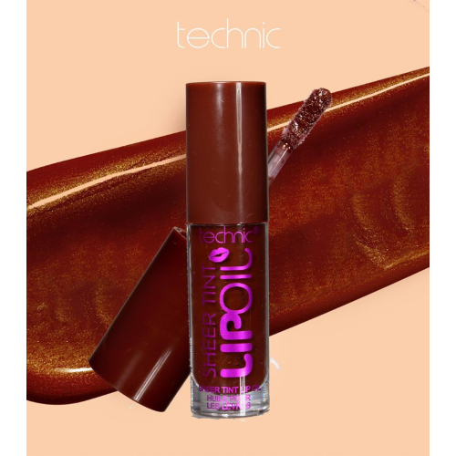 Technic Cosmetics - Óleo para lábios Sheer Lip Oil - Tough Cookie