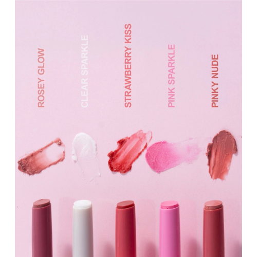 Technic Cosmetics - Óleo labial sólido com cor Twist & Shine - Clear Sparkle