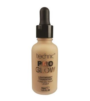 Technic Cosmetics - Base de maquiagem Pro Glow Foundation - Honey