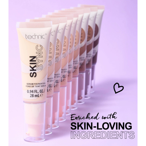 Technic Cosmetics - Base de maquiagem Skin Sync - Alabaster