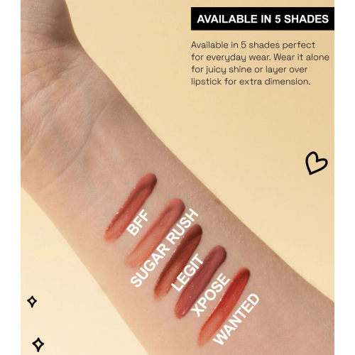 Technic Cosmetics - Brilho labial Peptide Pop - Wanted