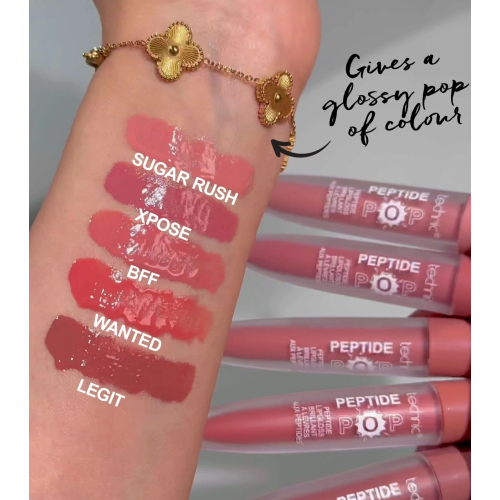 Technic Cosmetics - Brilho labial Peptide Pop - Wanted