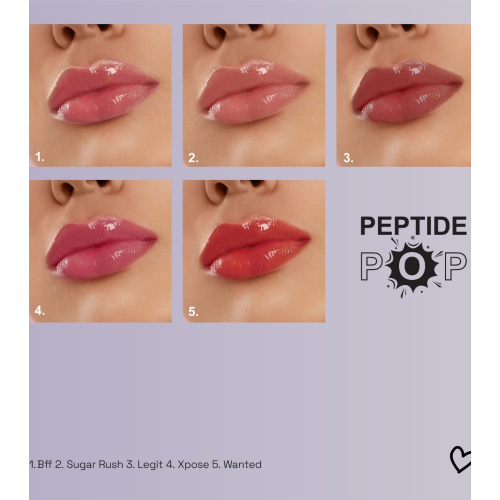 Technic Cosmetics - Brilho labial Peptide Pop - Wanted